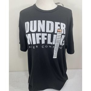 Dunder Mifflin T-Shirt Large Scranton Paper Company The Office Jim Pam Dwight